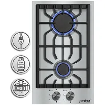 Zanussi Domino-SL Gaskochfeld 2 flammig