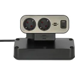 BRENNENSTUHL Steckdosenleisten+Schalter 9-fach/USB 1153580210 Überspannung