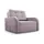moeblo Schlafsessel Porto 101 x 90 x 100 cm Rosa mit Relaxfunktion