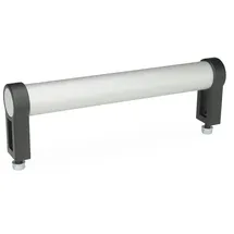 Ganter Normelemente Rohrgriff 28 x 350, Form B | Montage von der Bedienungsseite