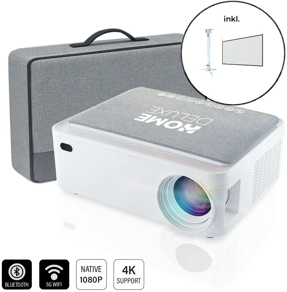 HOME DELUXE Beamer LINO - Ausstattung: 3 tlg.