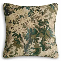 Casa Padrino Luxus Kissen Grün / Beige 60 cm - Luxus Deko Accessoires