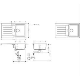 Hansgrohe S52 Küchenspüle, 43356170, 345