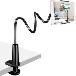 Zoeley Tablet Halter, Schwanenhals Tablet Halterung Verstellbarer Arm Flexibler Multi Angle Lazy Handyhalter Ständer für iPad/iPhone/Huawei/Samsung/Nintendo Switch/Kindle Fire HD Mediapad