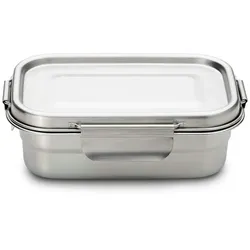 Weis Edelstahl Vesperdose 750ml mit Dichtung tiefe Form 17320