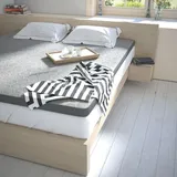 Jekatex Multiflex 3-Zonen Komfortschaum Topper 120 x 200 cm weiß