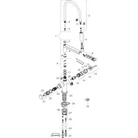 Hansgrohe Talis Select M54 Küchenarmatur Schwarz