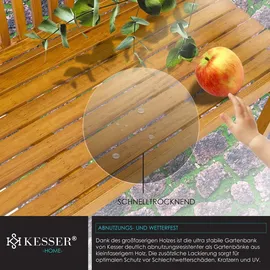Kesser Gartenbank 125 cm Braun