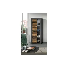 Möbel Boss Vitrine Jam 60 x 35 x 159 cm Schwarz