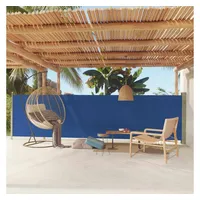 VidaXL Seitenmarkise Ausziehbar 140x600 cm Blau