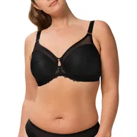 Triumph Azalea Florale W01 Minimizer bra, schwarz 80E - 80E