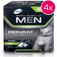 Tena Men Premium Fit Protective Underwear Größe L - 4x10 Stück Karton, L