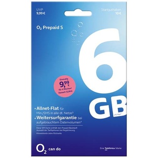 O2 Prepaid S Standard 04 23 Prepaid-Karte ohne Vertragsbindung