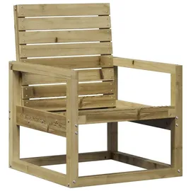 vidaXL Garten-Lounge-Set 3-tlg. Kiefernholz braun