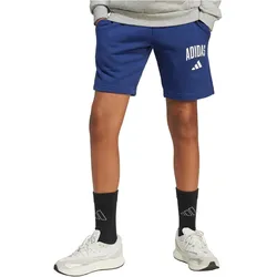 adidas Sportswear Seasonals Essentials Collegiate Typography Sweatshorts Kinder JX6593 - dark blue/white 128
