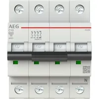 AEG EN63NC10 EN63N C10 Leitungsschutzschalter 6kA, C-Charakteristik, 10A, 3P+N