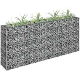 deluke Gabionen Hochbeet ROON 180 x 30 x 90 cm