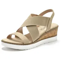 LASCANA Sandalette Damen beige Gr.42