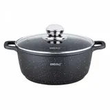 Kinghoff Marmor Kochtopf 26 cm rund