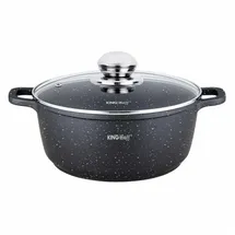 Kinghoff Marmor Kochtopf 26 cm rund