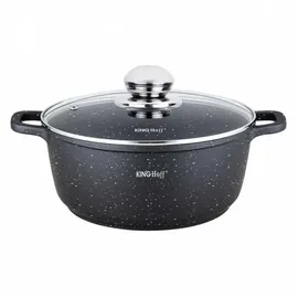 Kinghoff Marmor Kochtopf 26 cm rund