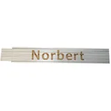 Heka Zollstock Norbert 2 m, weiß