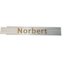 Heka Zollstock Norbert 2 m, weiß