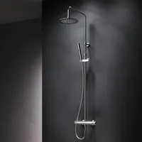AM.PM Duschsystem Thermostat Duscharmatur Regendusche Duschset Duschstange Thermo Dusche
