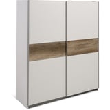 Forte Schwebetürenschrank Winnie 150 x 190 cm Dekor Weiß