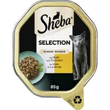 Sheba Selection mit Kalb Truthahn in Sauce 85G