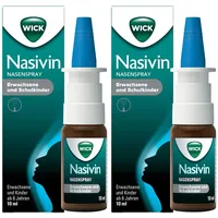 Wick Nasivin Nasenspray Erw./Schulkinder 0,5 mg/ml x2 2x10 ml