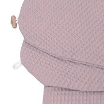 HOBEA-Germany Bezug für Stillkissen Waffelmuster mauve