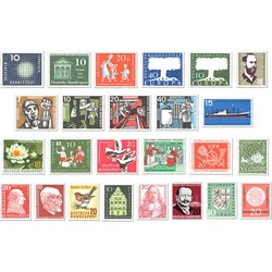 Briefmarken-Jahrgangssatz Deutschland 1957, postfrisch