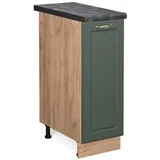 Vicco Apothekerschrank Fame-Line 30 x 60 x 82 cm Grün-Gold