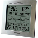 Hyundai WS 2244 M, Wetterstation, Silber