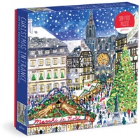 Galison Michael Storrings Christmas In France 500 Piece Puzzle
