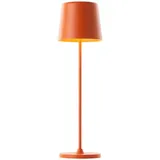 Brilliant LED Akku Tischleuchte Kaami orange-matt – Energieeffizienzklasse D