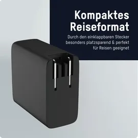 Ansmann Travel Charger 15w – Universal Reiseadapter mit EU/UK/US Steckern