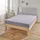 BettwarenShop Spannbettlaken Jersey-Elasthan 120 x 200 - 130 x 220 cm grau