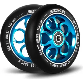 OEM Rollerräder 110 mm Blau, 2 Stk.