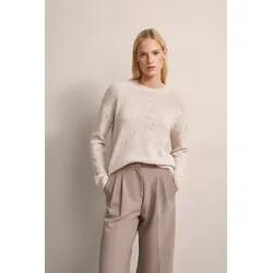 Rundhalspullover, aus Alpaka-Wollmischung, Gr. XXL, beige, , 45454746-XXL