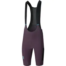 bergzeit basics Herren Jeuf Pro Gravel Cargo Bib kurz (Größe L, lila)