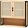 [en.casa] Badezimmerschrank, Tervola 60 x 20 x 60 cm