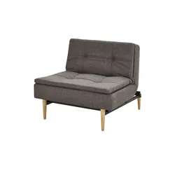 Design-Klappsessel Stoff Stratos ¦ grau ¦ Maße (cm): B: 90 H: 92 T: 79.0