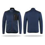 Kübler Strickjacke dunkelblau/schwarz Form 1443 Größe XXL