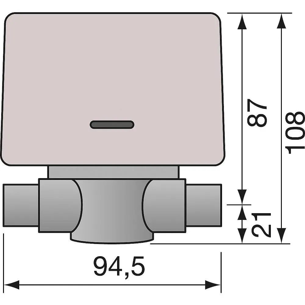 2-Wege-Zonenventil Orkli ohne Endschalter für 230 V, DN 15 (1/2'') IG