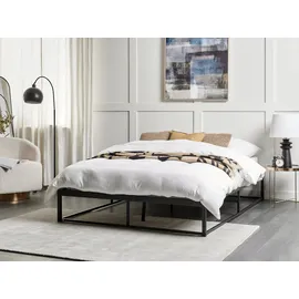 Beliani Bett mit Lattenrost Metall Viry 140 x 200 cm