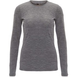 200 Oasis Long Sleeve Crewe Damen - Gritstone Heather