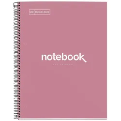 MIQUELRIUS Notizbuch Emotions 1 A4 kariert Spiralbildung rosa