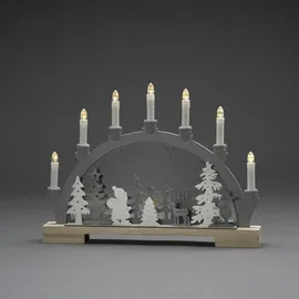 Konstsmide LED-Holzleuchter Wanderer im Wald 45 x 5 x 33 cm